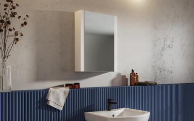 PVC fürdőszoba szekrény tükörrel PVC fürdőszoba szekrény tükörrel
