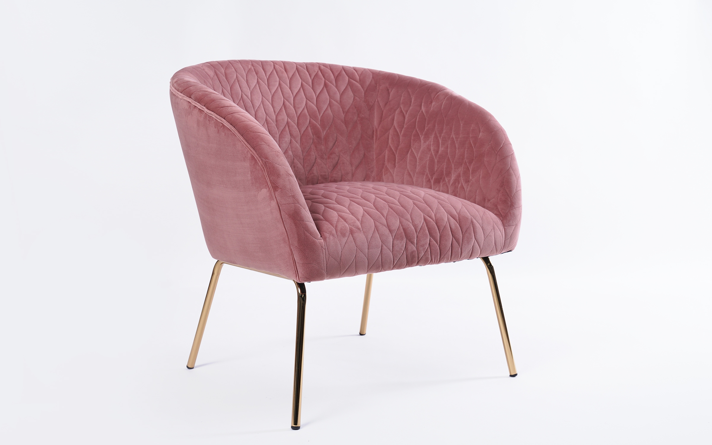 Fotel Malten, rózsaszín  1
