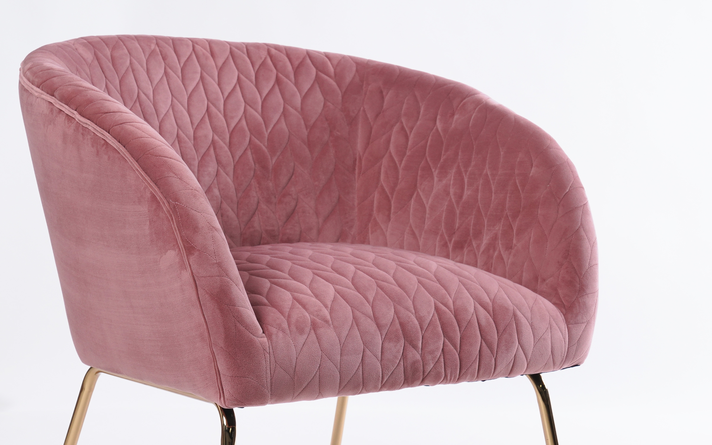 Fotel Malten, rózsaszín  2