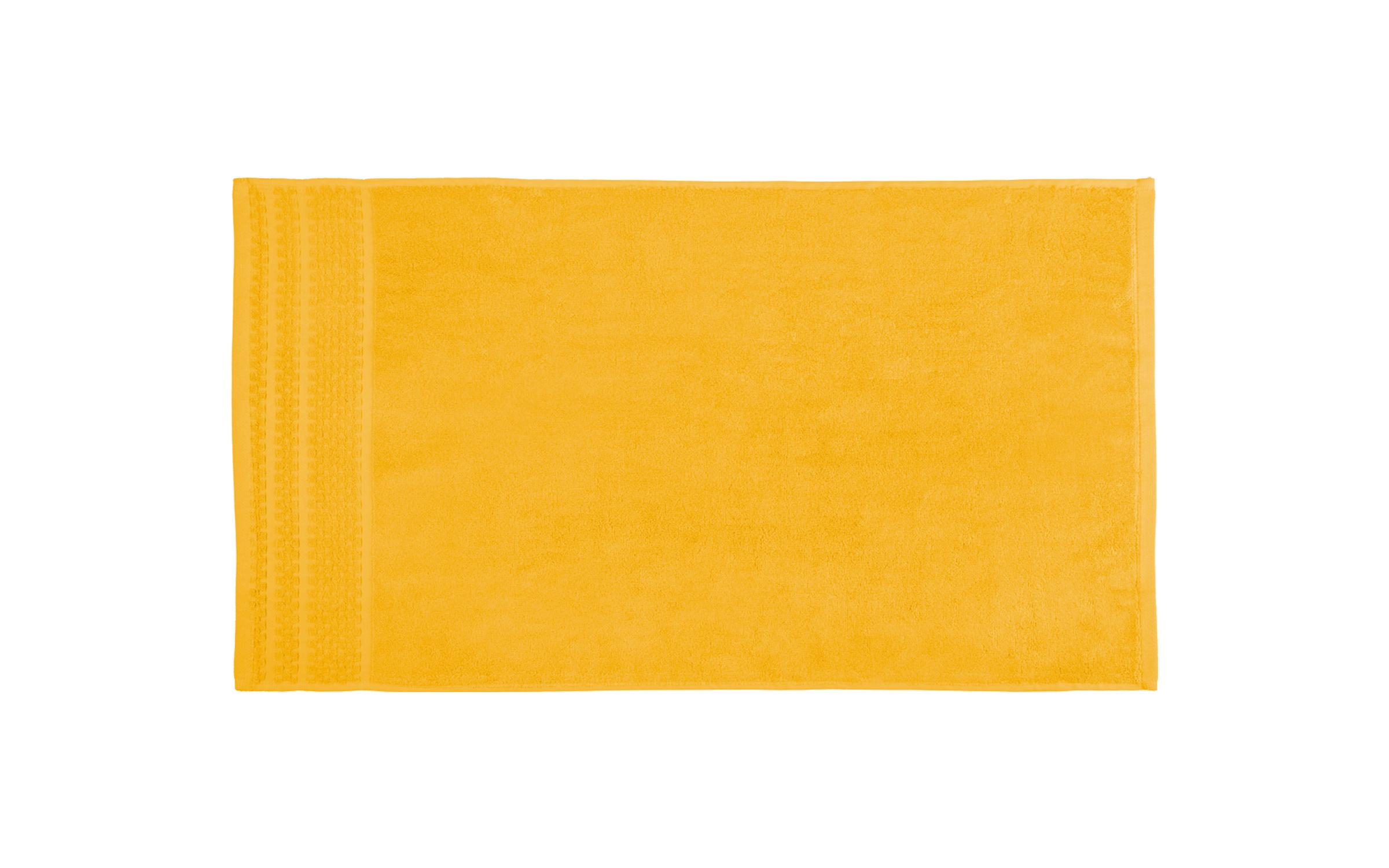 Törülköző, sárga 50/90 cm.  2