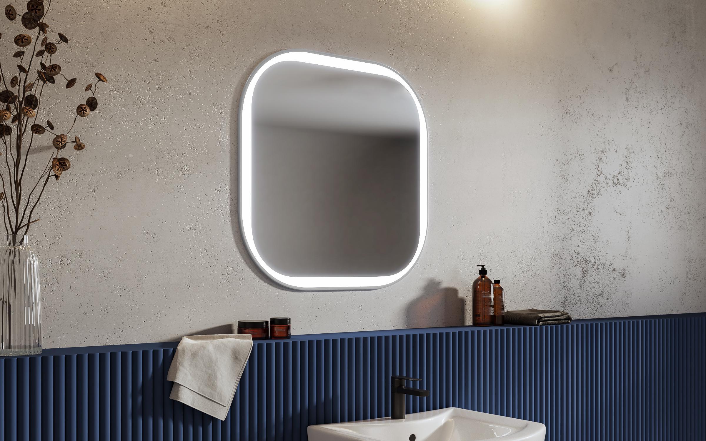 Fürdőszoba tükör LED világítással,   1
