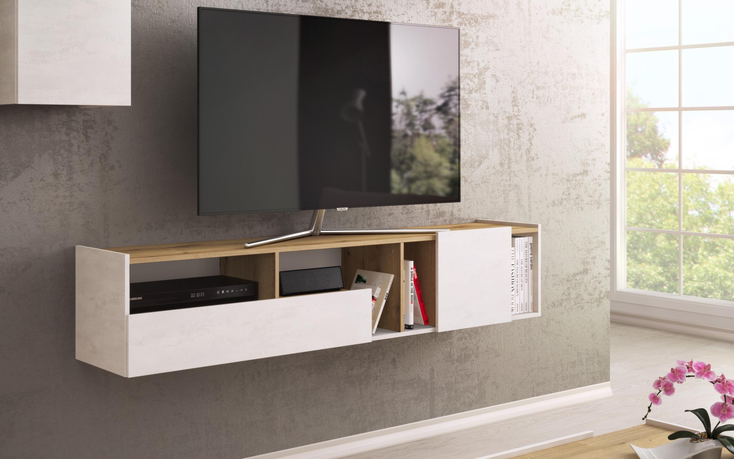 TV modul Modiliani Α, silk + evok tölgy  1